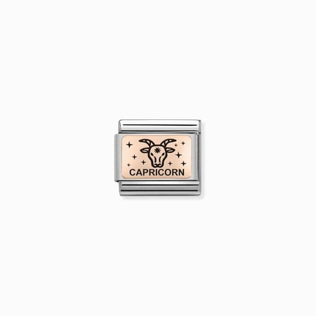 Nomination Zodiac Rose Gold Capricorn Composable Charm